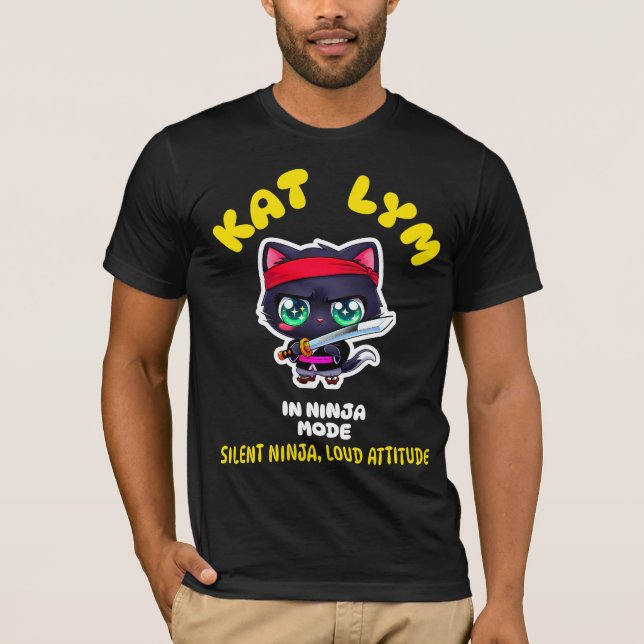 Kat Lym In Ninja Mode T-Shirt (Front)