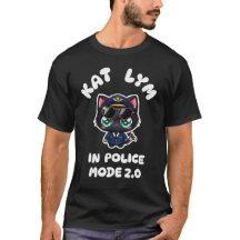 Kat Lym In Police Mode Cute Sarcastic Black Cat