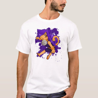 Kat Pounce Ladies Tonal Stripe T-Shirt