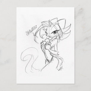 Kat Squeeze Postcard