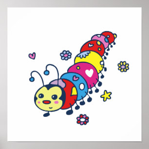 Kat the Caterpillar Poster