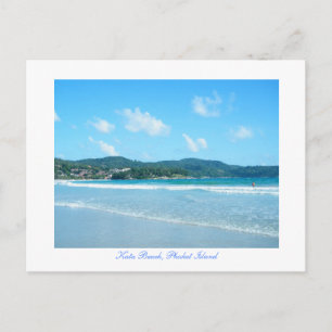 kata, Kata Beach, Phuket Island Postcard