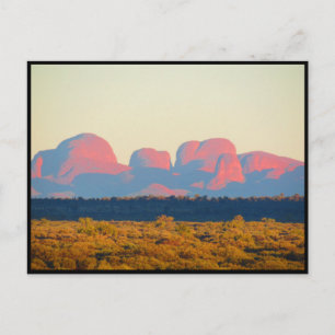 kata tjuta sunrise domes postcard