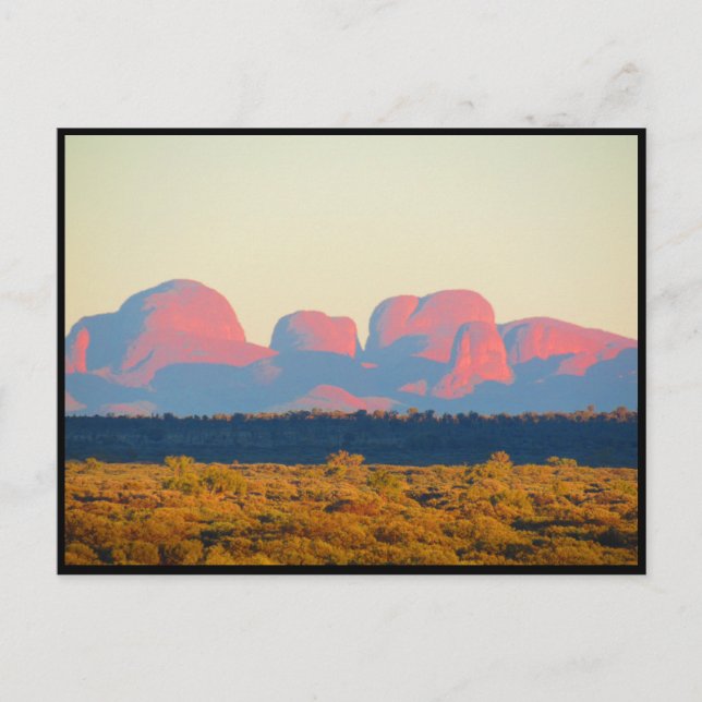 kata tjuta sunrise domes postcard (Front)