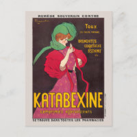 Katabexine Remedy France Vintage Poster 1903