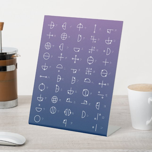 Katakamuna Chart Pedestal Sign (In SItu)