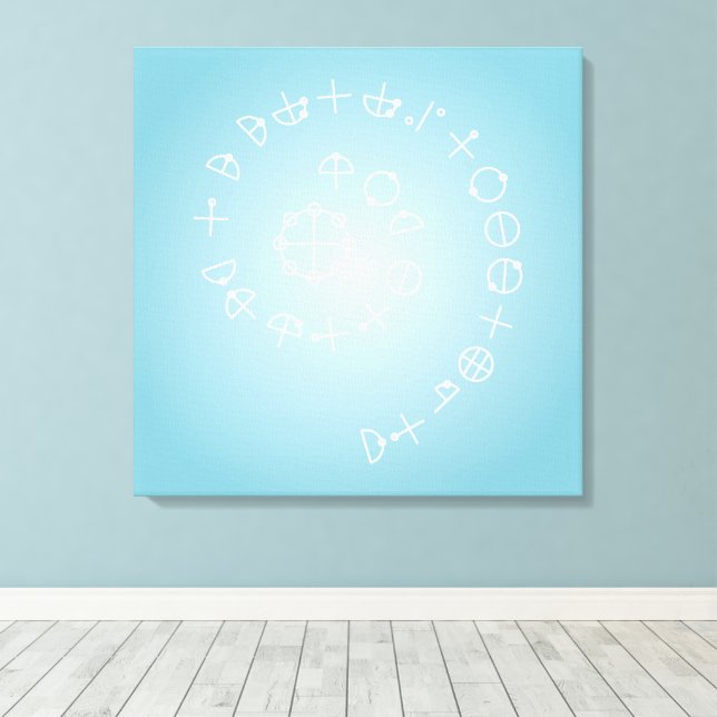 Katakamuna Power verses 8th Canvas Print (Insitu(Wood Floor))