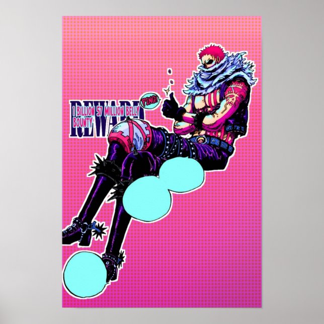katakuri manga coloured poster (Front)