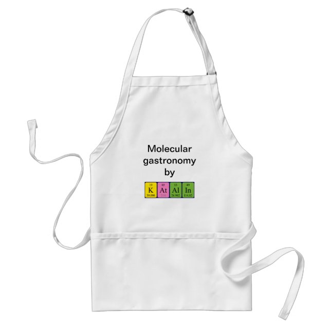 Katalin periodic table name apron (Front)
