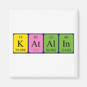 Katalin periodic table name magnet
