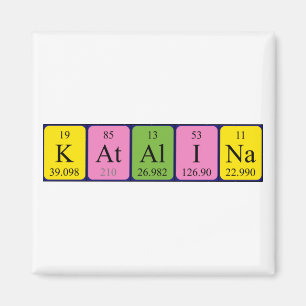 Katalina periodic table name magnet