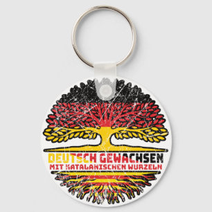 Katalonien Katalanisch Deutsch Deutschland Baum Key Ring