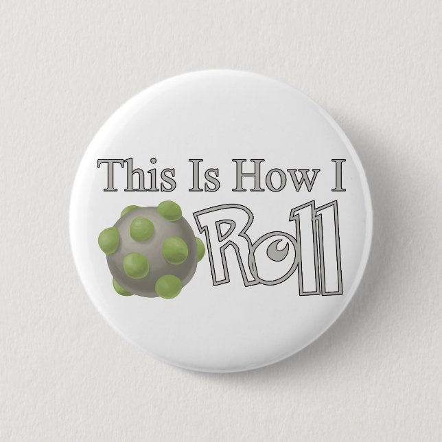 Katamari Roll 6 Cm Round Badge (Front)