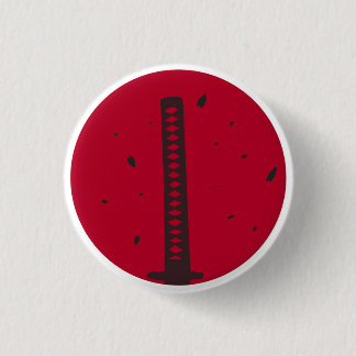 Katana Art 3 Cm Round Badge