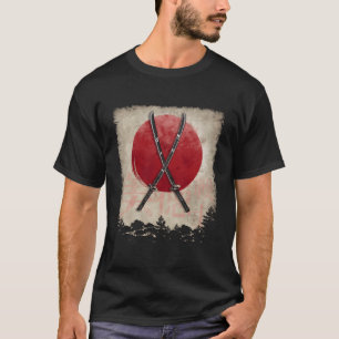Katana Swords Japan Samurai Outfit Japanese Swords T-Shirt