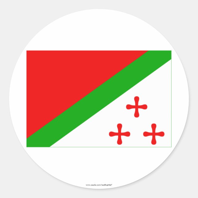 Katanga Flag (1960-1963) Classic Round Sticker (Front)