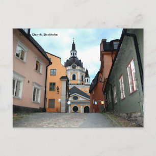 Katarina Church, Stockholm Postcard