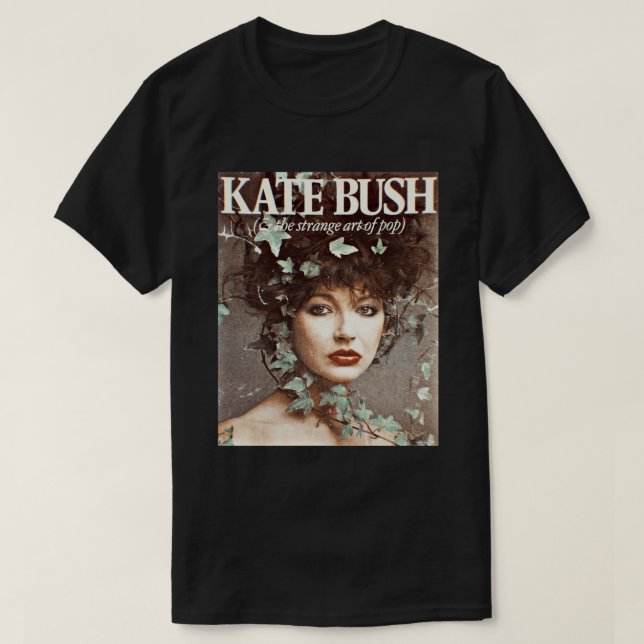Kate Bush in my heart Framed Art Print T-Shirt (Design Front)