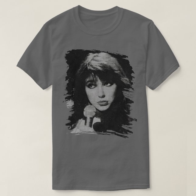 Kate Bush Retro Poster T-Shirt (Design Front)