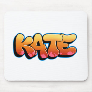 Kate Graffiti Style Merch! Custom Name Kate Mouse Mat