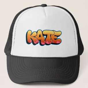 Kate Graffiti Style Merch! Custom Name Kate Trucker Hat