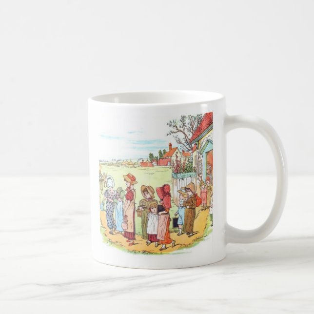 Kate Greenaway & Plutarch Quote Teacher Coffee Mug (Right)