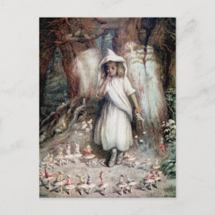 Kate Greenaway: The Elf Ring Postcard