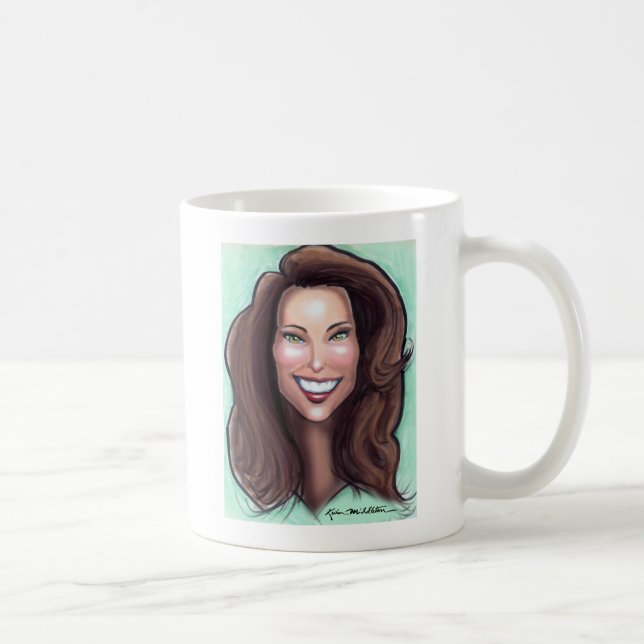 Kate Middleton Caricature Coffee Mug (Right)