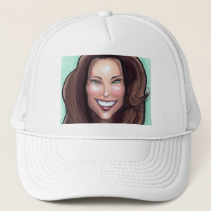 Kate Middleton Caricature Trucker Hat