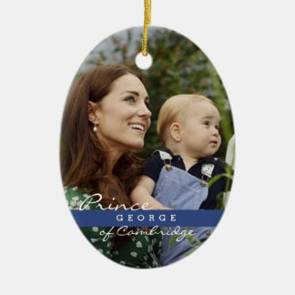 Kate Middleton Prince George Ceramic Tree Decoration