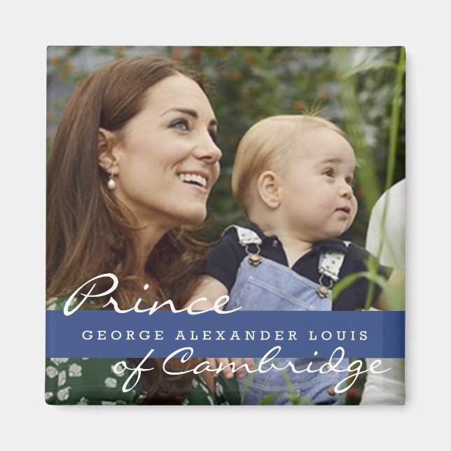 Kate Middleton Prince George Magnet (Front)