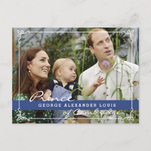 Kate Middleton Prince George Postcard