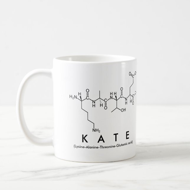 Kate peptide name mug (Left)