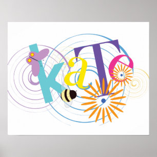 Kate Poster, White Background Poster