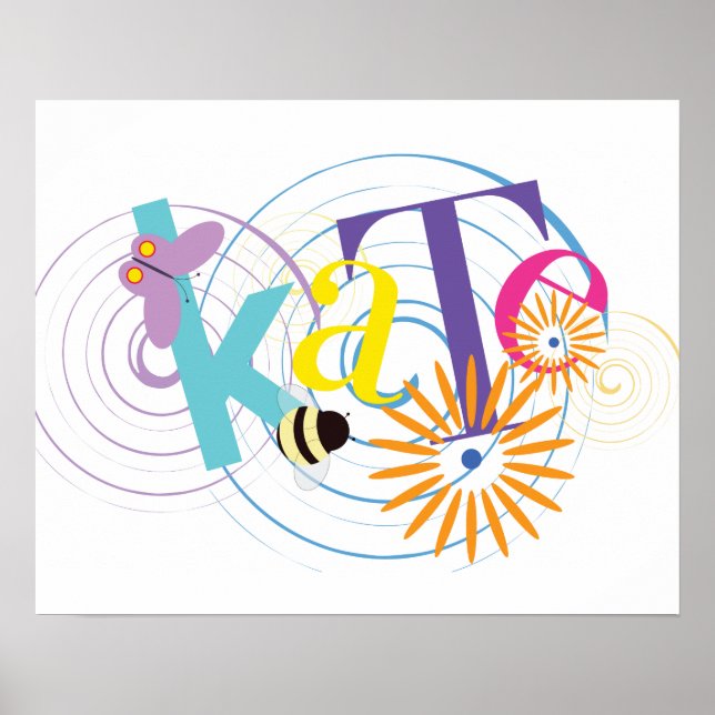 Kate Poster, White Background Poster (Front)