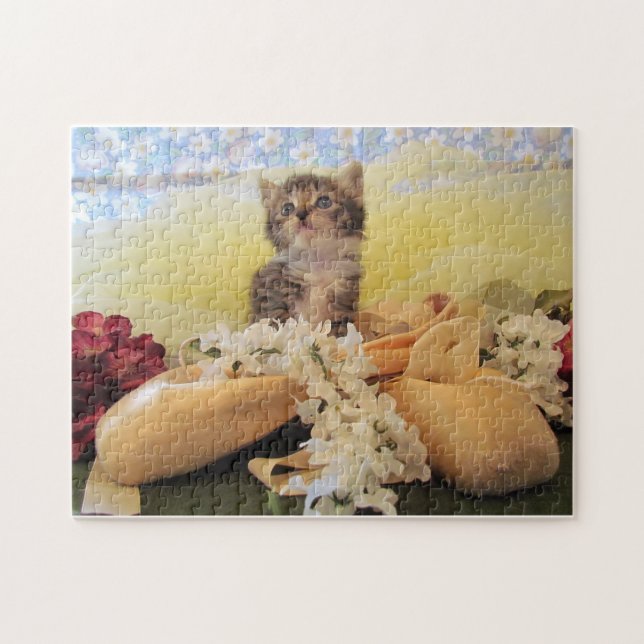 Kate The Ballerina Kittie Jigsaw Puzzle (Horizontal)