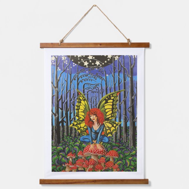Katerfly. Kate Bush Hanging Tapestry (Front)