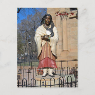Kateri Tekakwitha Lily of the Mohawks Statue Postcard