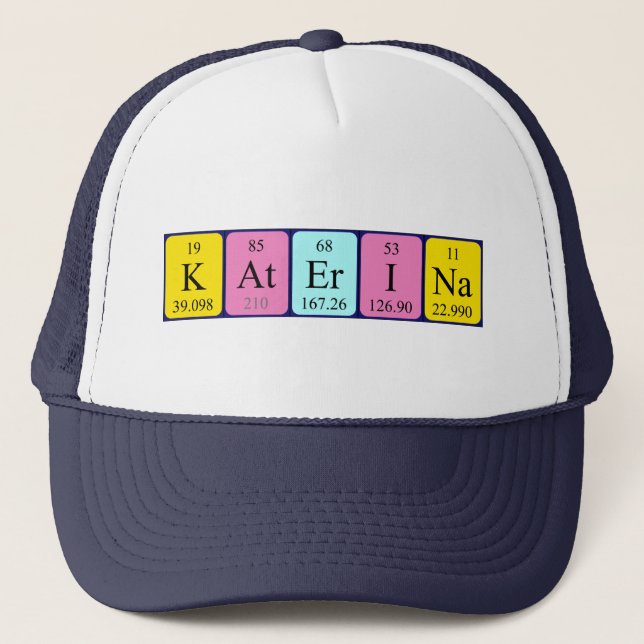 Katerina periodic table name hat (Front)