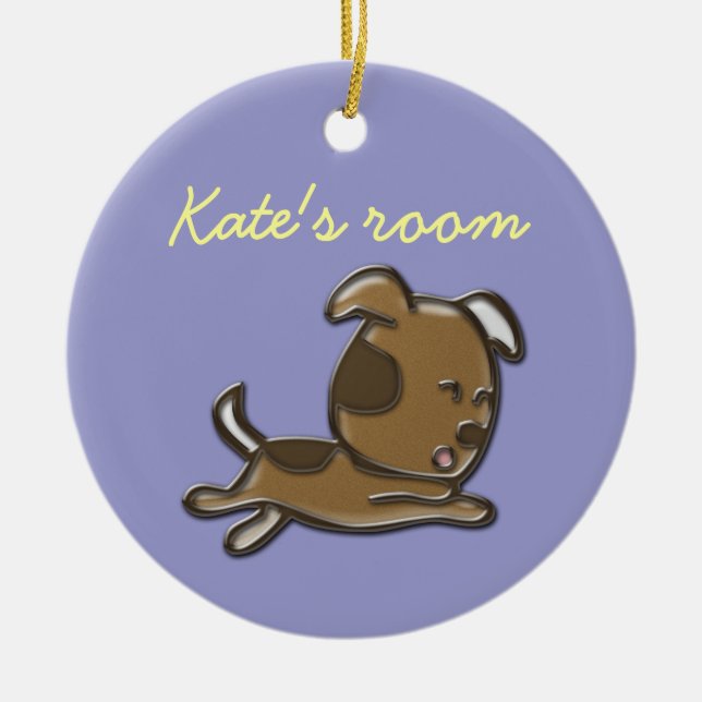 Kate's room ceramic tree decoration (Front)