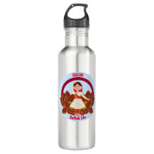 Kathak Dance Water Bottle with Name