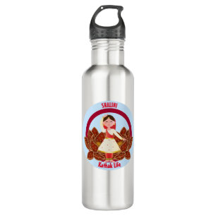 Kathak Dance Water Bottle with Name