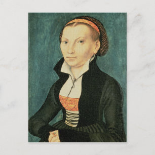 Katharina von Bora, future wife of Martin Postcard