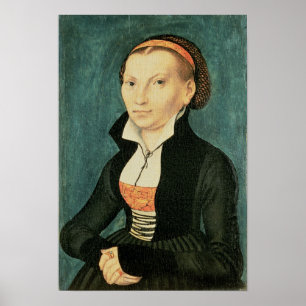Katharina von Bora, future wife of Martin Poster