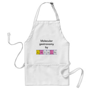 Katharine periodic table name apron