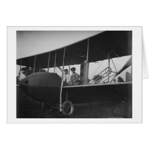 Katharine Wright with Orville in Model HS