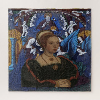 KATHERINE HOWARD QUEEN OF ENGLAND & ANNUNCIATION JIGSAW PUZZLE
