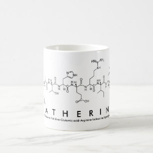 Katherine peptide name mug