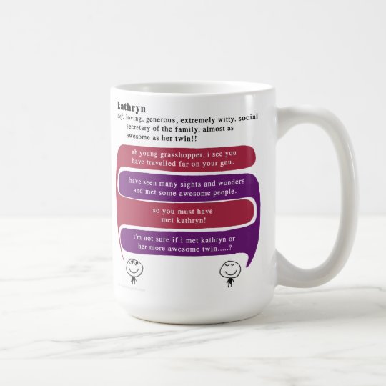 kathryn coffee mug