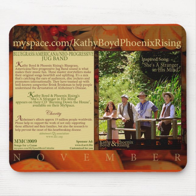 KATHY BOYD PHOENIX RISING from our 2009 MMC Mouse Mat (Front)